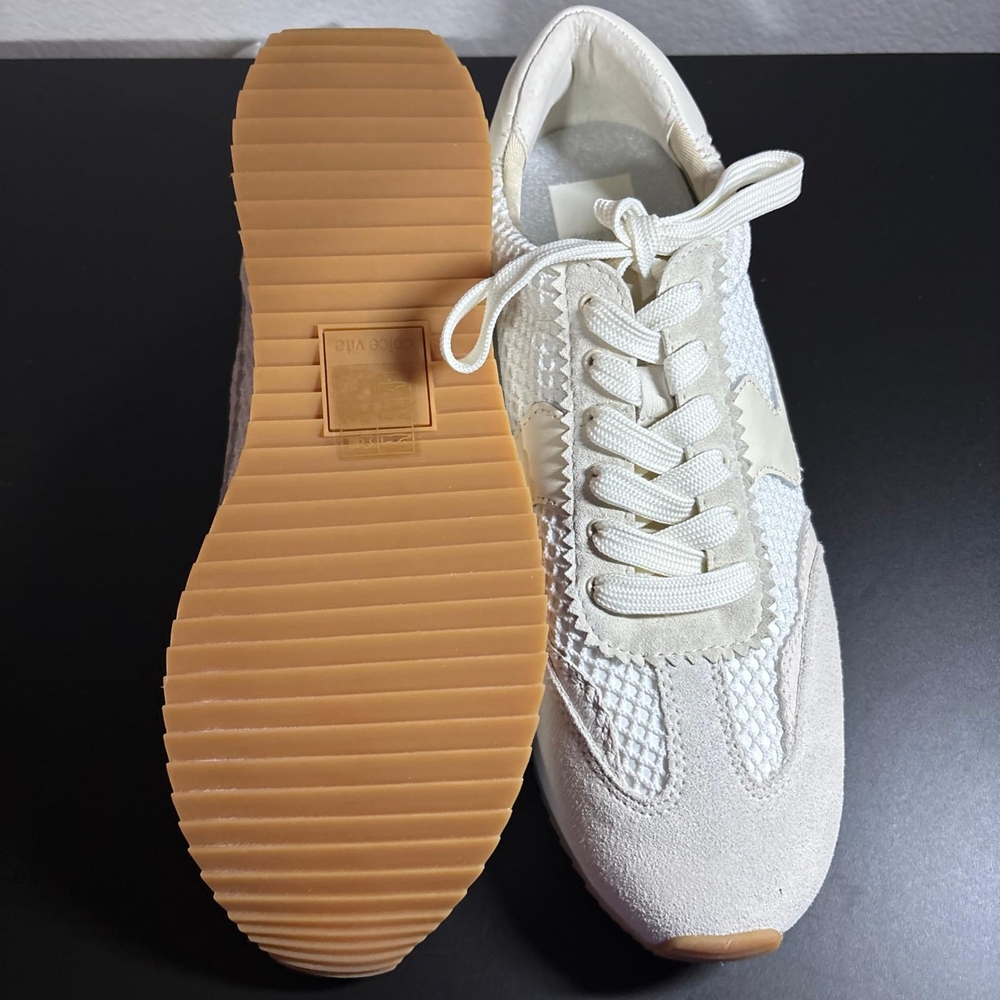 Dolce Vita White and Tan Sneakers - Picture 5 of 7